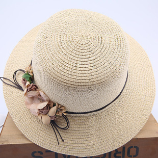 Hat Women's 2025 New Lace Straw Sun Hat Summer Beach Vacation Big Brim Breathable Sunscreen Straw Hat