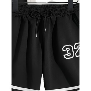 2025 European and American Cross-Border Suit Men's Short-Sleeved Shorts 3D Digital Printing Chicago Print Men's