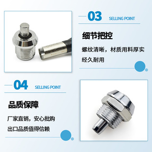 Pinball Lock Advertising Light Box Lock Mini Cylindrical Plum Head Pinball Lock with Spring Press Type Retractable Circle