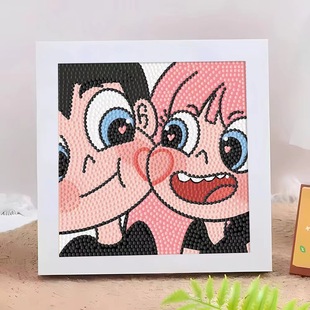 Новый стиль детский Diy Diamond Картина Мультфильм ручной работы головоломки оптом алмазная наклейка мешок творческая кладка живопись