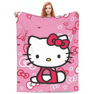 Трансграничное фланелевое милое одеяло из мультфильма «Hello Kitty» серии Sanrio разных размеров