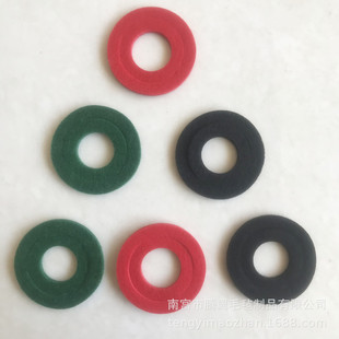 Battery pile head positive and negative red and black felt pad oxidation-resistant felt ring connector clip anti-loose felt washer
