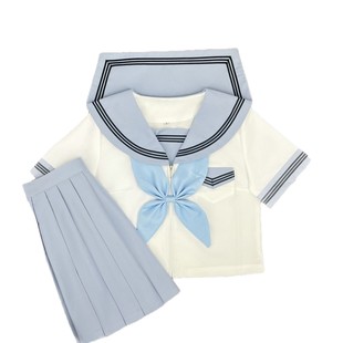 [Cloud Cold] Original Orthodox Japanese Style Jk Uniform Preppy Style Middle Uniform Class Uniform Spring and Summer Graduation Uniform Sailor Uniform