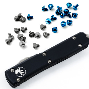 Microtec Knife Handle Screws Titanium Alloy Microtechnology Knife Handle Screws UltraTech UT Screws Scarab