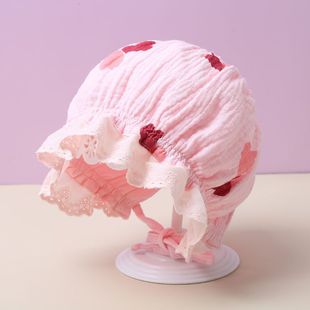 Summer Baby Lace Sun Hat Spring & Fall Thin Sun Protection Hat Female Baby Princess Hat Cut Out Kidsren's Sun Hat