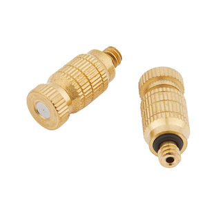 High-pressure atomizing nozzle two-stage textile machine humidifier nozzle cooling anti-drip with filter mesh fog disinfection