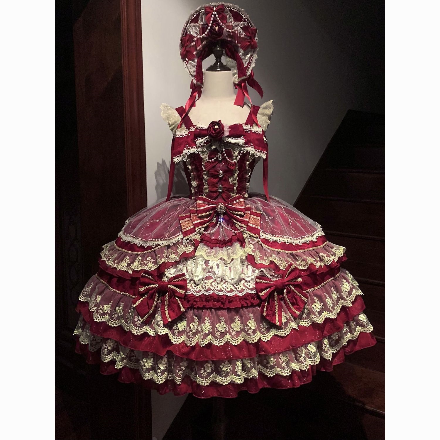 Korean Girl~Original Design Lolita Dress with a Doll-Like Feel, Jsk Suspender Dress for Summer