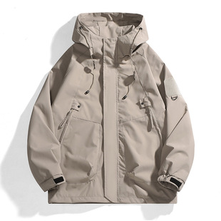 Graphene Charge Clothes Men's Autumn and Winter Windproof Waterproof Thickened Warm Casual Couple Hooded Cotton-padded Jacket Mountaineering Suit