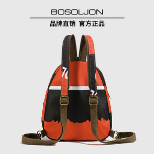 [Chinese Red-Small Backpack] Autumn and Winter Women's Travel Multi-use Crossbody Bag Fashion All-match Small Backpack