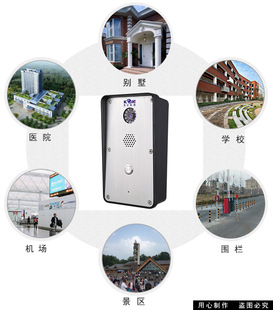 VOIP access control telephone IP visual access control intercom wall-mounted outdoor IP access control telephone