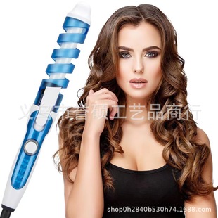 Amazon colorful hair iron barber shop home 8558 electric heating rod cross-border manufacturers wholesale spiral curling iron