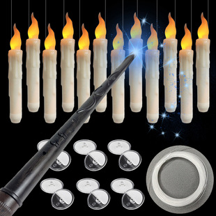Cross-border hot new floating wand candle light Halloween birthday party decoration atmosphere remote control candle