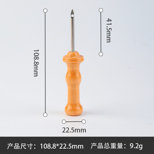 New Stamp Embroidery Pen Stamp Pen Manual Stamp Needle diy Hand Tool Stamp Embroidery Wooden Handle Tool Changeable Head