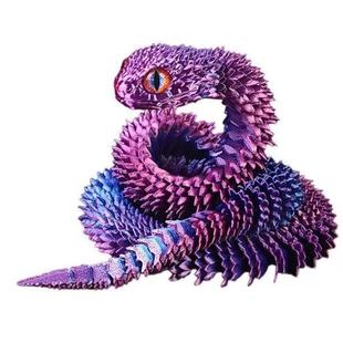 3D printing snake viper cross-border hot joint movable desktop ornaments children's toys wholesale stalls