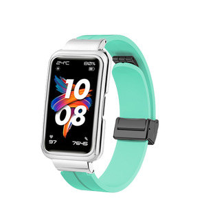 Suitable for Huawei Watch6/7/8 Watch Replacement Strap Huawei 8 Silicone Foldableing Buckle Magnetic Wrist Strap