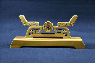 Longquan City Sword Ornaments Sword Shelf Solid Wood Knife Holder Crafts Collection Gift Movie Hard Sword Unopened Blade