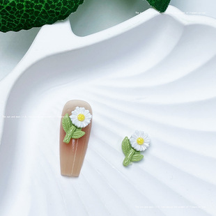 Spring New Pink White Flower Nail Art Small Jewelry Luminous Nail Art Jewelry Mixed DIY Handmade Nail Art Material Bag