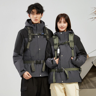 Men's and women's assault clothing three-in-one two-piece waterproof warm tooling universal work clothes logo