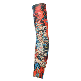 Tattoo Cover Sleeve Flower Arm Sleeve Tattoo Men's and Women's Summer Outdoor Riding Driving Sun Protection Arm Sleeve Sleeve Packable Combination