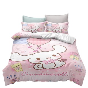 Sanrio series brushed children's three-piece set 90-110g custom one-piece delivery Amazon barley