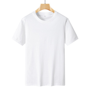 Light board pure cotton T-shirt 180g sports leisure short sleeve fashion bottoming shirt can be printed