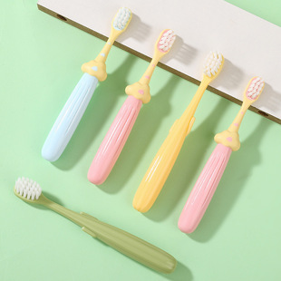 New Cartoon Toothbrush Multi-specification Family Pack Cleaning Toothbrush Children Student Manual Soft Toothbrush Three Pack