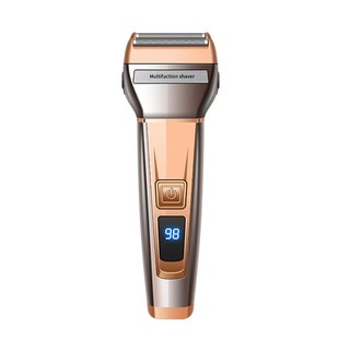 Cross-Border New Reciprocating Three-In-One Shaver Multi-Function Digital Display Electric Men's Haorong Shaver Hair Clipper