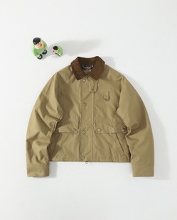 Cross-border foreign trade RL POLO solid color single-breasted tooling short casual jacket coat vintage Maillard style