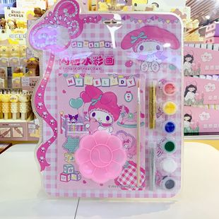 Sanrio мультфильм DIY граффити порошок акварель масляная живопись детская мультфильм нефритовая собака ручной раскраски