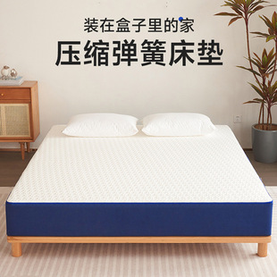 Roll Box memory foam mattress Hotel B & B independent spring compressed household latex mattress wholesale