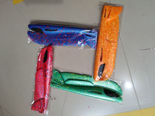 Luminous foam hand throwing aircraft gun children's toys white large catapult model gliding stall supply wholesale