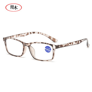New cross-border anti-blue light fashion reading glasses for the elderly running Jianghu stall reading glasses for men and women HD flat light