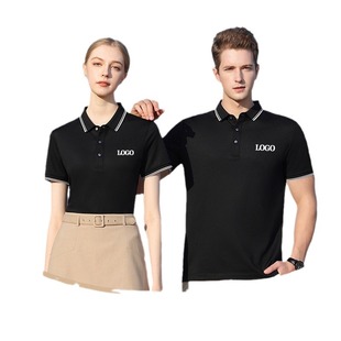 High-end 3910 Work Clothes Polo Shirt Lapel Short-sleeved T-shirt Custom Embroidered Logo Print Work Clothes T-shirt
