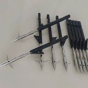 Sale stainless steel shooting fish bullet dart shooting fish slingshot plastic tail fish dart front flying shark dart