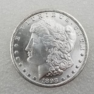 Античный ремесел США Morgan Coin Оригинальный свет O версия серебряного доллара 27 смешанных партий может звучать