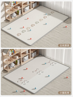 Manlon xpe общий коврик 180*200*2CM анти-падение ребенка утолщение крытая ползание коврик для гостиной игровой коврик