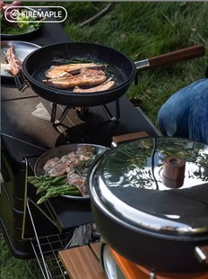 Fire Feng Mountain Banquet алюминиевый литой многофункциональный кемпинг складной портативный набор сковороды слегка прижатый легкий наружный антипригарный горшок