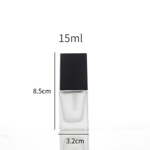 30ml Square Frosted Glass Foundation Bottle Essence Cosmetic Bottle BB Cream Isolation Cream Lotion Bottle Bottled