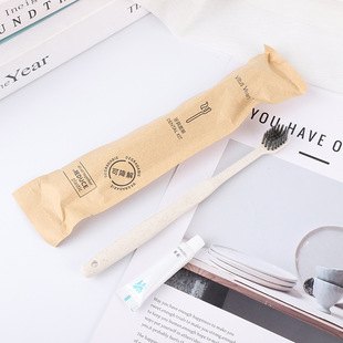 Disposable toiletries hotel homestay cloth card box kraft paper toiletries dental appliance comb hotel travel
