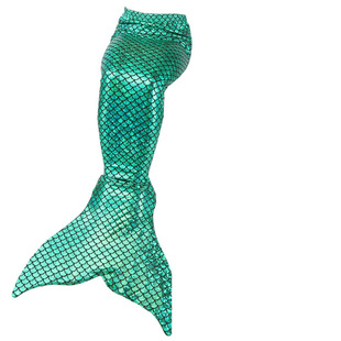 Mermaid Swimsuit Children's Swimsuit Girls' Mermaid Tail Medium and Large Children's Swimsuit Set with Flippers for Adults