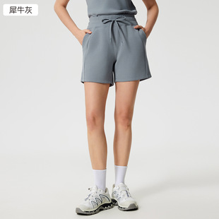 Summer New High Waist Elastoelastic Drawstring Sports Pants Women's Casual Commuting Loose Fitness Yoga Shorts D25024