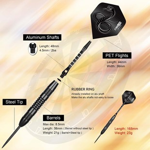В наличии костюм для дротиков Amazon 3 Dart Pin Cross Border Dart Box Игрушка со стальным наконечником дротики