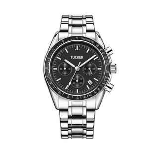 2025 Explosive Fashion Men's Quartz Watch Multifunctional Chronograph Waterproof Calendar Luminous Quartz Watch