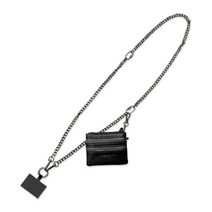 Cross-border New Phone Strap with Zippered Aluminum Chain Mobile Phone Lanyard Crossbody Mobile Phone Chain