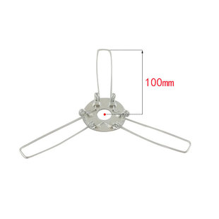 Direct supply galvanized 2 fork 3 fork spring clip round buckle shrapnel lamp holder circlip bracket glass fabric lampshade