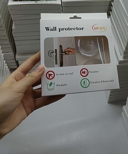 Transparent anti-collision door sticker door handle anti-collision mat self-adhesive fixing sticker multi-functional strong protection door wall sticker