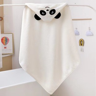 "Cross-border JIT, Urgent Collection of Hair" Coral Fleece Embroidered Cloak Cartoon Bath Towel Baby Bath Towel Blanket