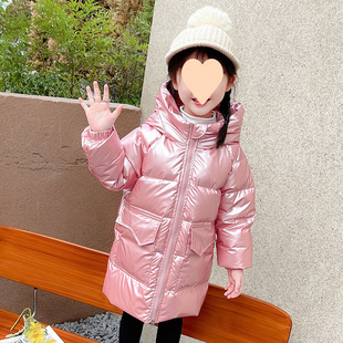 Boys and Girls New Anti-season Children's Down Jacket Mid-length Large Children's Baby Western-style Thickened Wash-free Jacket Clearance