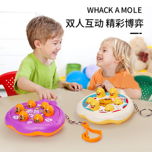 New radish hamster decompression toy baby press music children mini game machine parent-child interactive puzzle