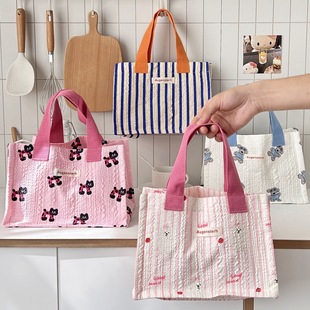 Cute Lunch Bag for Office Workers, Good-Looking Portable Lunch Box Bag, Large Capacity Multifunctional Handbag Lunch Bag